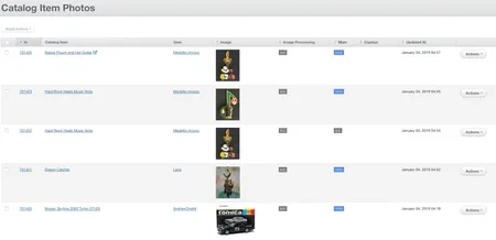 Catalog Item Photo Management