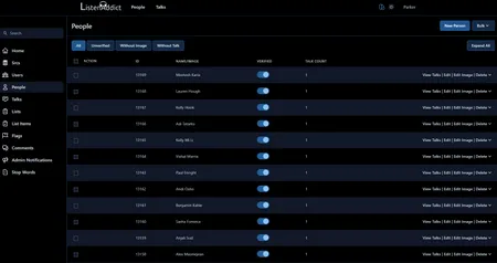 Admin and Moderator Pages