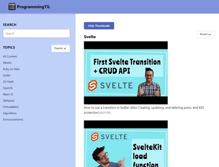 The Video List Page 2.